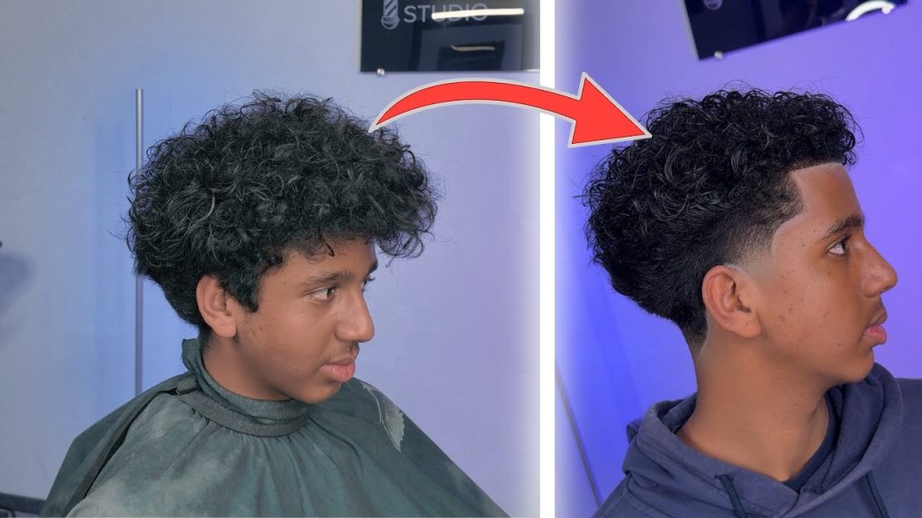coupe de cheveux blowout taper