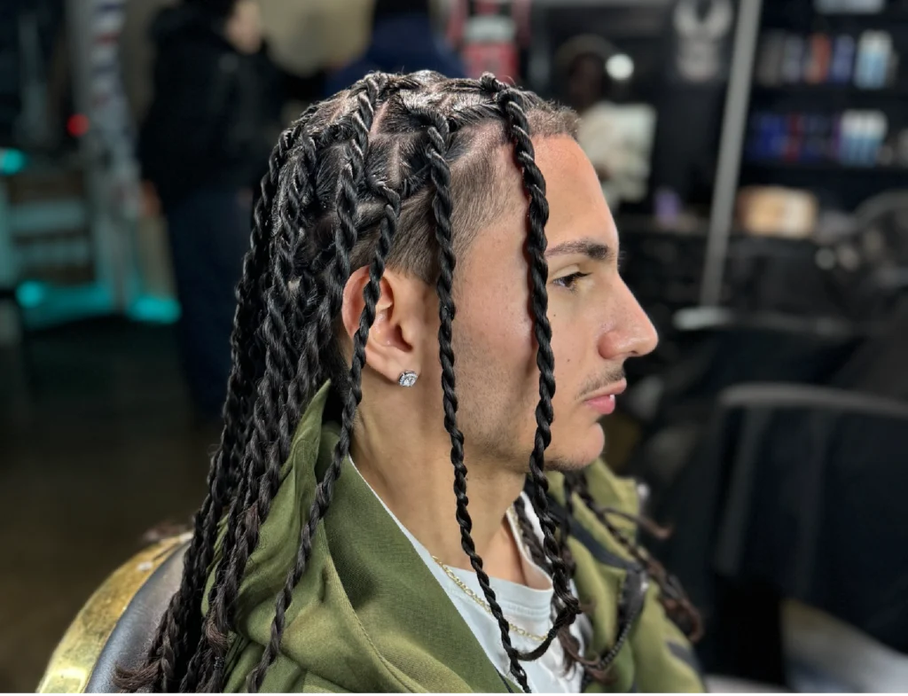 tresses homme