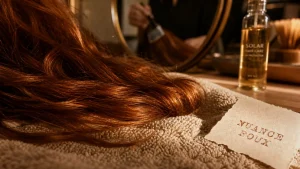 Roux cheveux cuivrés, reflets soleil et patine