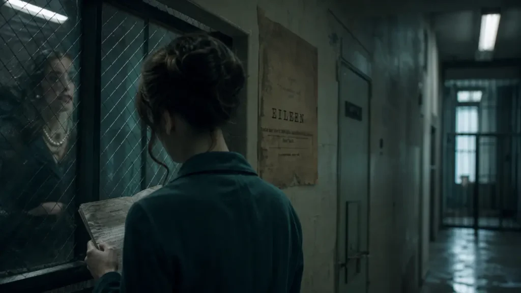 Eileen film explication : Rebecca alter ego, prison années 60