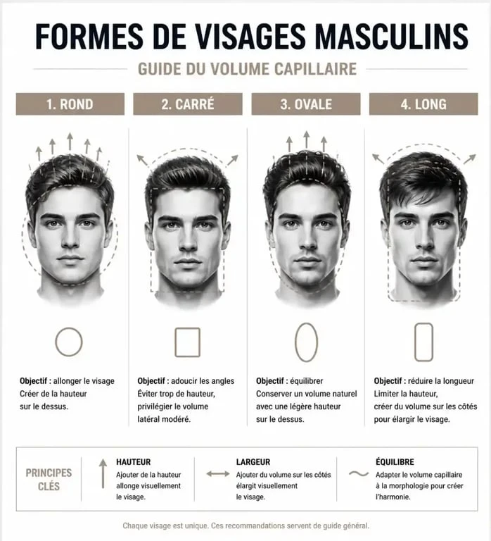 Guide morphologique pour choisir sa coupe jeune homme selon la forme du visage
